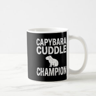 Schattige Capybara Knuffel Kampioen Schattig Dier Koffiemok