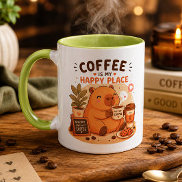 Schattige Capybara Koffieliefhebber Mok | Koffie I