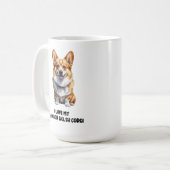 Schattige Cardigan Welsh Corgi Design Koffiemok (Voorkant links)