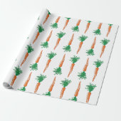 Schattige Carrot Easter ontwerp Cadeaupapier (Uitgerold)