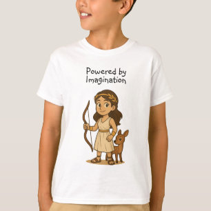 Schattige Cartoon Artemis Baby Powered by Verbeeld T-shirt