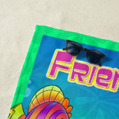 schattige cartoon badhanddoek (In situ)