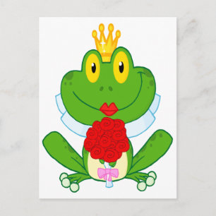 schattige cartoon brigade kikker briefkaart