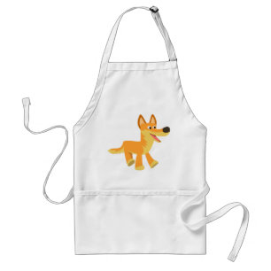 Schattige Cartoon Dingo Standaard Schort