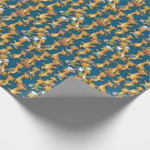 Schattige Cartoon Giraffe Rollen Naadloos Patroon