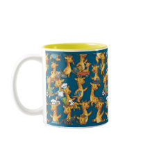 Schattige Cartoon Giraffe Rollen Naadloos Patroon