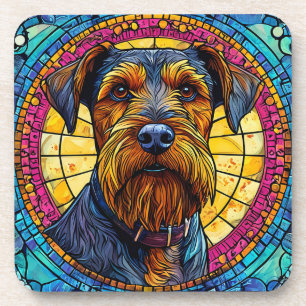 Schattige cartoon hond bier onderzetter