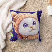 Schattige cartoon kat kussen (Deken)