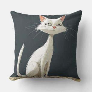 Schattige cartoon kat kussen