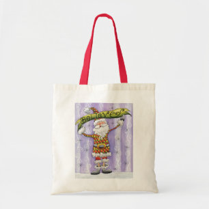 Schattige Cartoon Kerstmis, Ik geloof in Sinterkla Tote Bag
