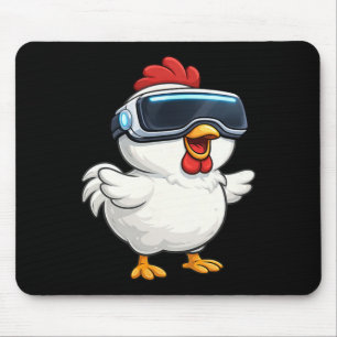 Schattige Cartoon Kip Vr Gamer Muismat