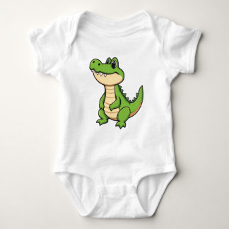 Schattige Cartoon Krokodil Baby Romper