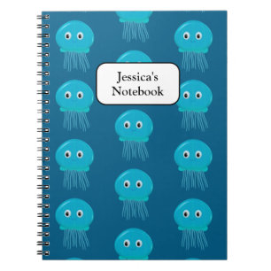 Schattige Cartoon Kwallen Notitieboek