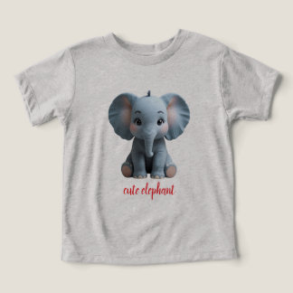 schattige cartoon olifant