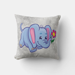 Schattige cartoon olifant kussen