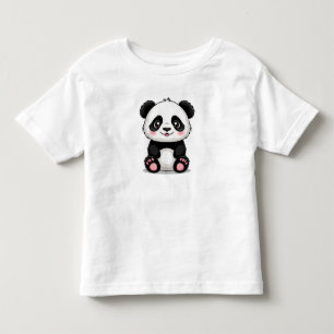 Schattige Cartoon Panda Kinder Shirts