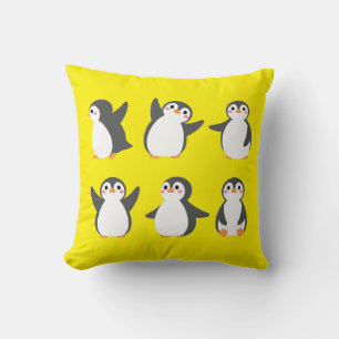 Schattige Cartoon Pinguïns Kussen