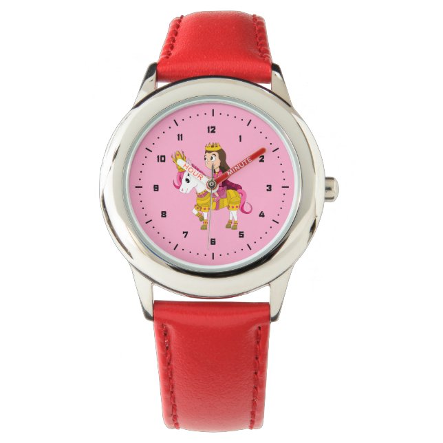Schattige cartoon prinses horloge (Voorkant)