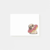 Schattige Cartoon Pug Dog Post-it® Notes (Voorkant)