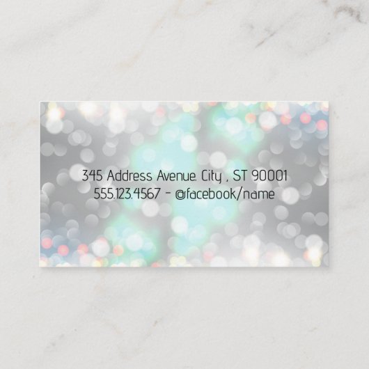 Schattige Cartoon Puppy | Verzorgingsgereedschap | Visitekaartje (Achterkant)