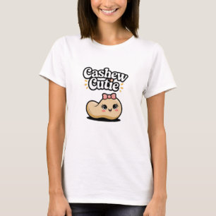 Schattige Cashew Graphics voor Food Fans T-shirt