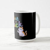 Schattige Cat Best of Luck: Spread Fun en Feline G Koffiemok (Voorkant rechts)