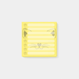 Schattige Cat gepersonaliseerde Post-it notities Post-it® Notes