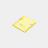 Schattige Cat gepersonaliseerde Post-it notities Post-it® Notes (Schuin)
