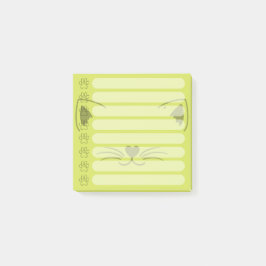Schattige Cat gepersonaliseerde Post-it notities Post-it® Notes