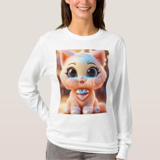 Schattige Cat Lover's T-Shir T-shirt