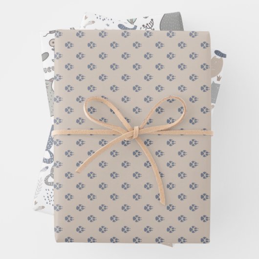 Schattige Cat-themed Party Paper (In situ)