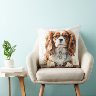 SCHATTIGE CAVALIER KING CHARLES SPANIEL PUPPY HOND KUSSEN