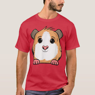 Schattige cavia-liefhebber vrouwen cavia t-shirt