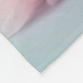 Schattige cavia met donut pastelverloop fleece deken (Hoek)