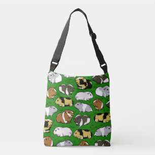 Schattige cavia patroon crossbody tas