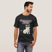 Schattige Chagrijnige Kat KAT Levens Kleding T-shirt (Voorkant volledig)