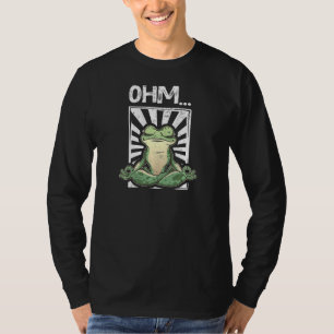 Schattige Chakra Yogi Namaste & Meditatie Om Mantr T-shirt