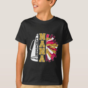 Schattige Cheer Nana Van Een Cheerleader Nana Oma T-shirt