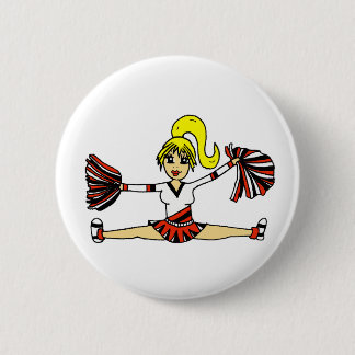 Schattige Cheerleader Button