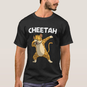 Schattige cheetah ontwerp voor mannen vrouwen kat  t-shirt