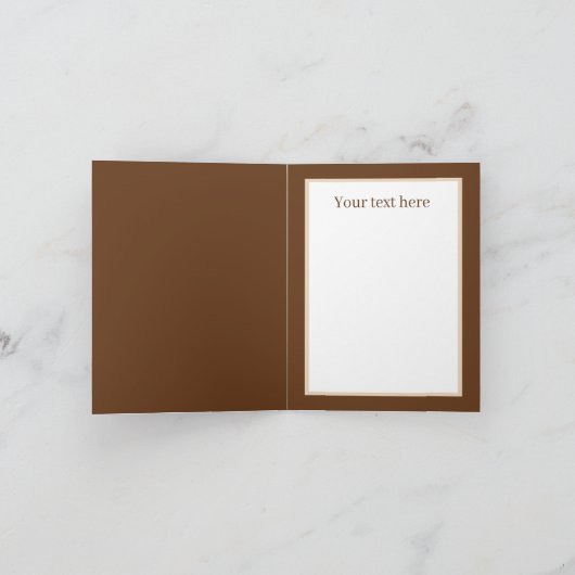 Schattige Chef Cook dank u tekst toevoegen Bedankkaart (Binnen)