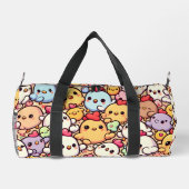 Schattige Chibi Chicken Pattern Design Plunjezak (Achterkant)