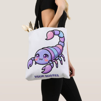 Schattige Chibi Schorpioen Zodiac Draagtas