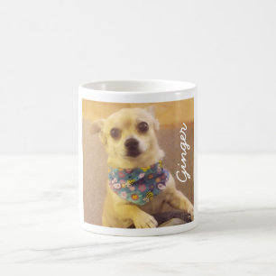 Schattige Chihuahua gepersonaliseerd huisdier Koffiemok