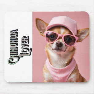 Schattige Chihuahua Liefhebber Pop Art Muismat