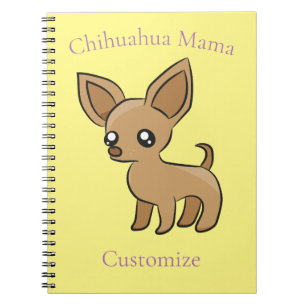 Schattige Chihuahua Mama Art Thunder_Cove Notitieboek