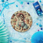 Schattige Chihuahua Puppy Schilderen Papieren Bordje (Feest)