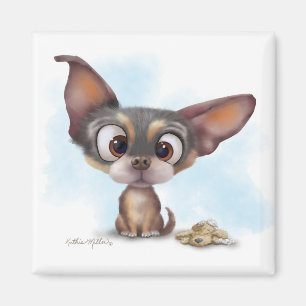 Schattige Chihuahua Puppycartoon Magneet