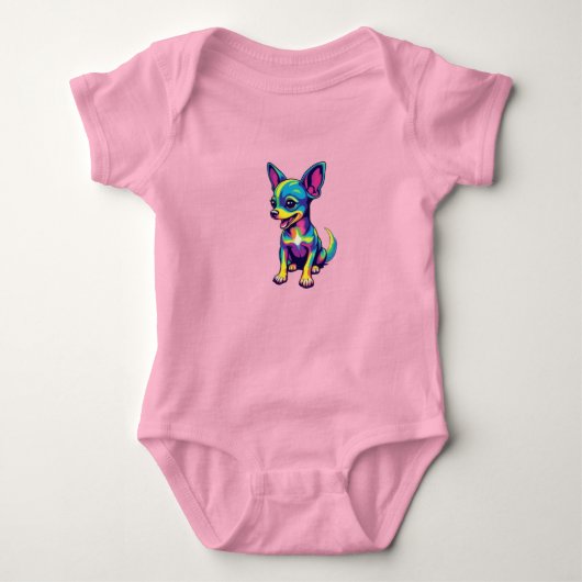 Schattige Chihuahua Romper (Voorkant)