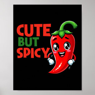 Schattige Chili Grappige Schattige Maar Pittige By Poster